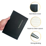 A5 Black Address Book By Janrax