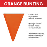 Orange Bunting 10m with 20 Pennants