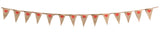 Hessian Red Hearts Bunting 2m with 14 Pennants - Valentine's Day, Engagement, Anniversary, Party Decorations
