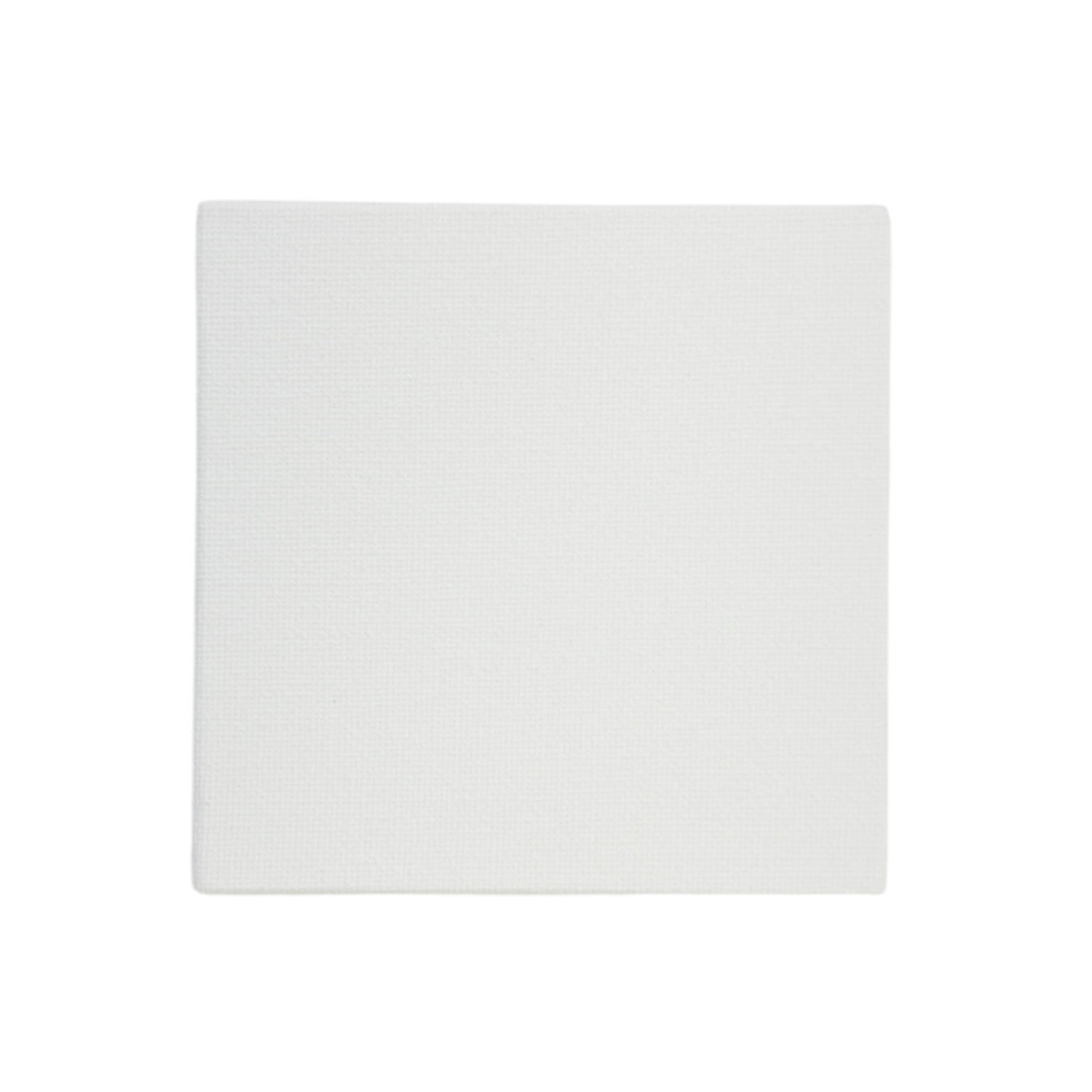 15x15cm Blank White Flat Stretched Board Art Canvas By Janrax
