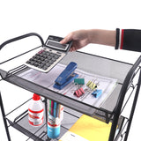 3 Tier Metal Storage Utility Tray Cart Trolley