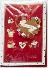My Wonderful Wife - Luxury Decorative Hand Made Christmas Card 