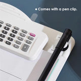 PP Writing Black Clip Board With Calculator 35 × 23.5 × 3.4 cm