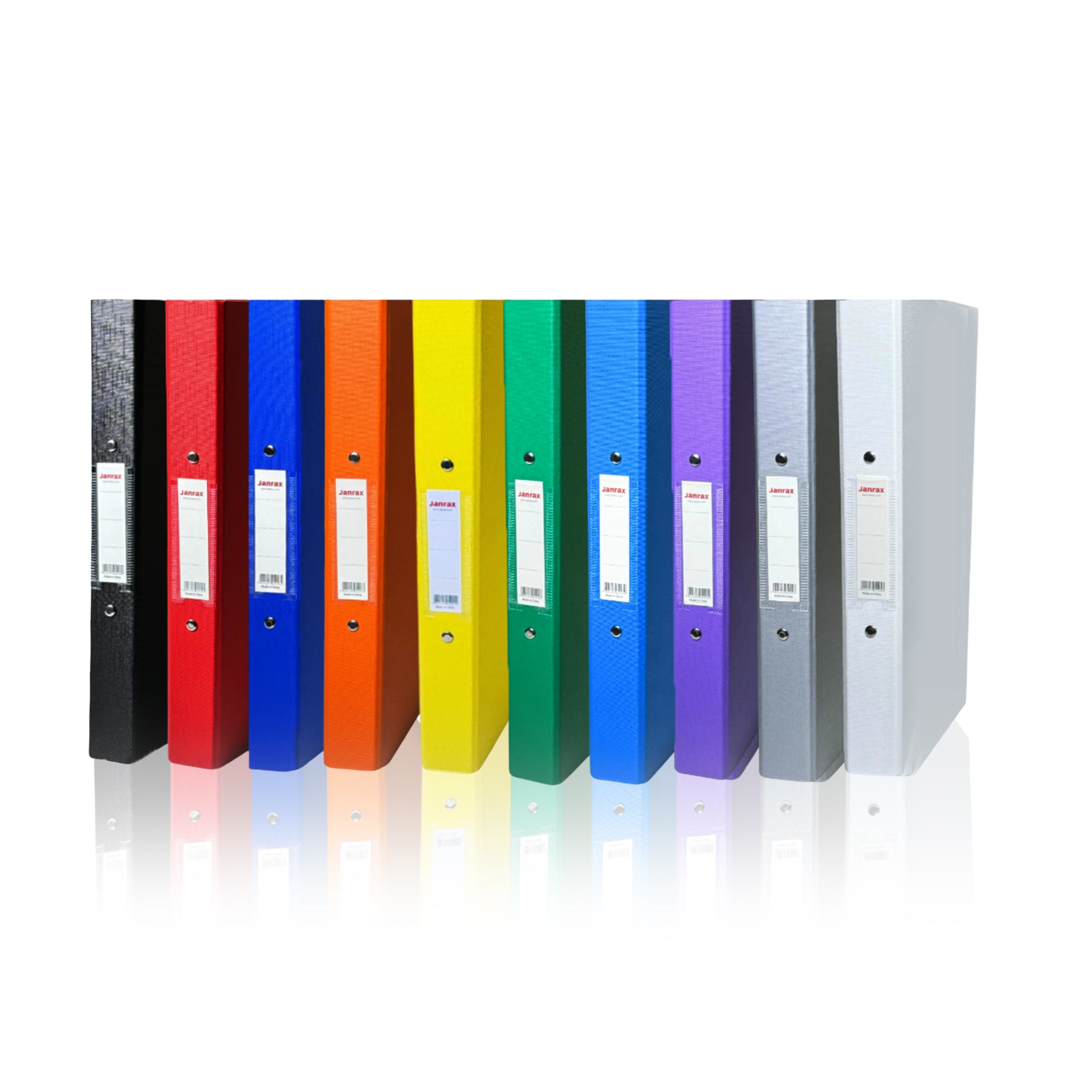 A4 Grey Paper Over Board Ring Binder by Janrax