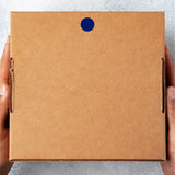 Pack of 140 Fluorescent Orange 13mm Round Labels - Stickers