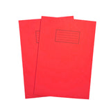 Janrax A4 Red 80 Pages Feint and Ruled Exercise Book