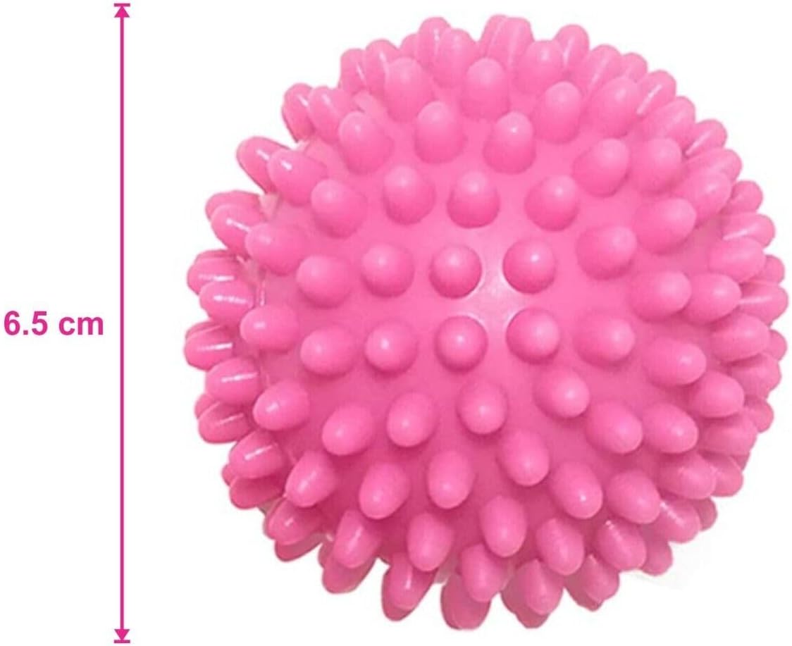 Pack of 2 Swirl Fabric Softening Tumble Dryer Pink Balls