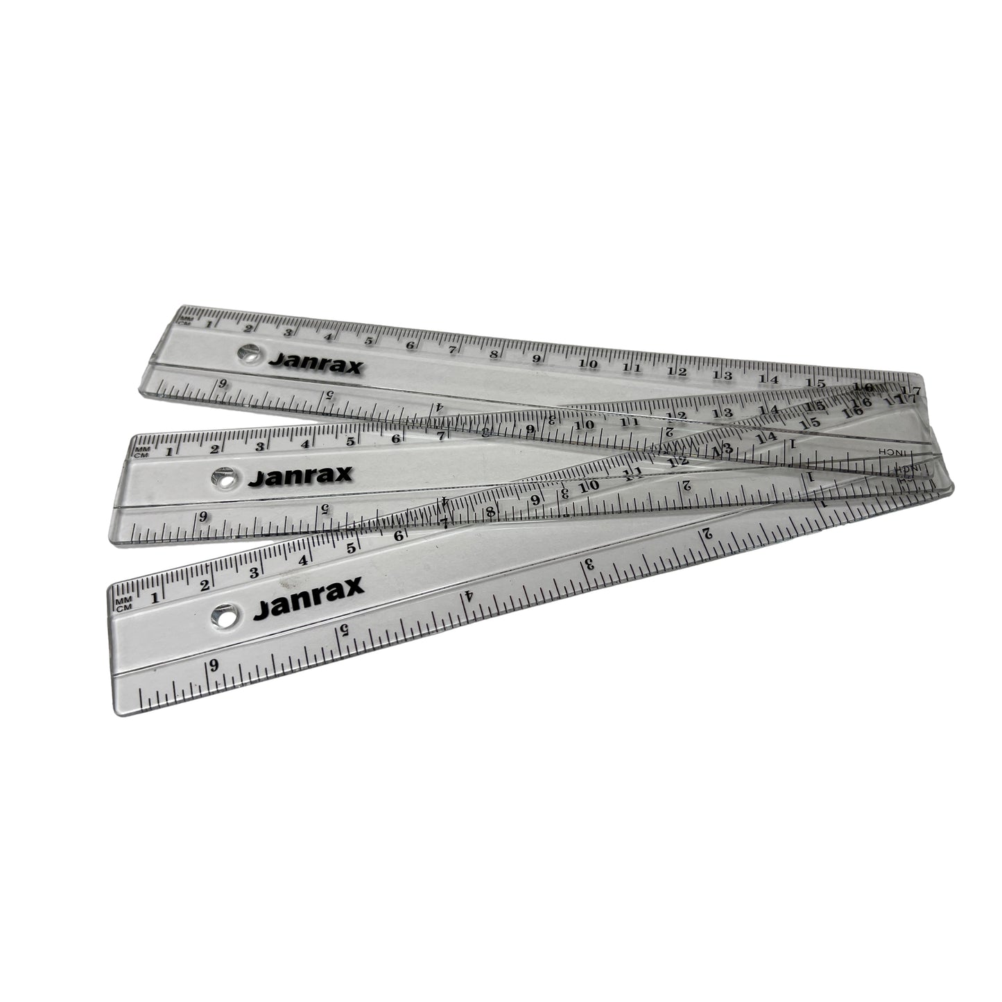 15cm Transparent Plastic Ruler by Janrax