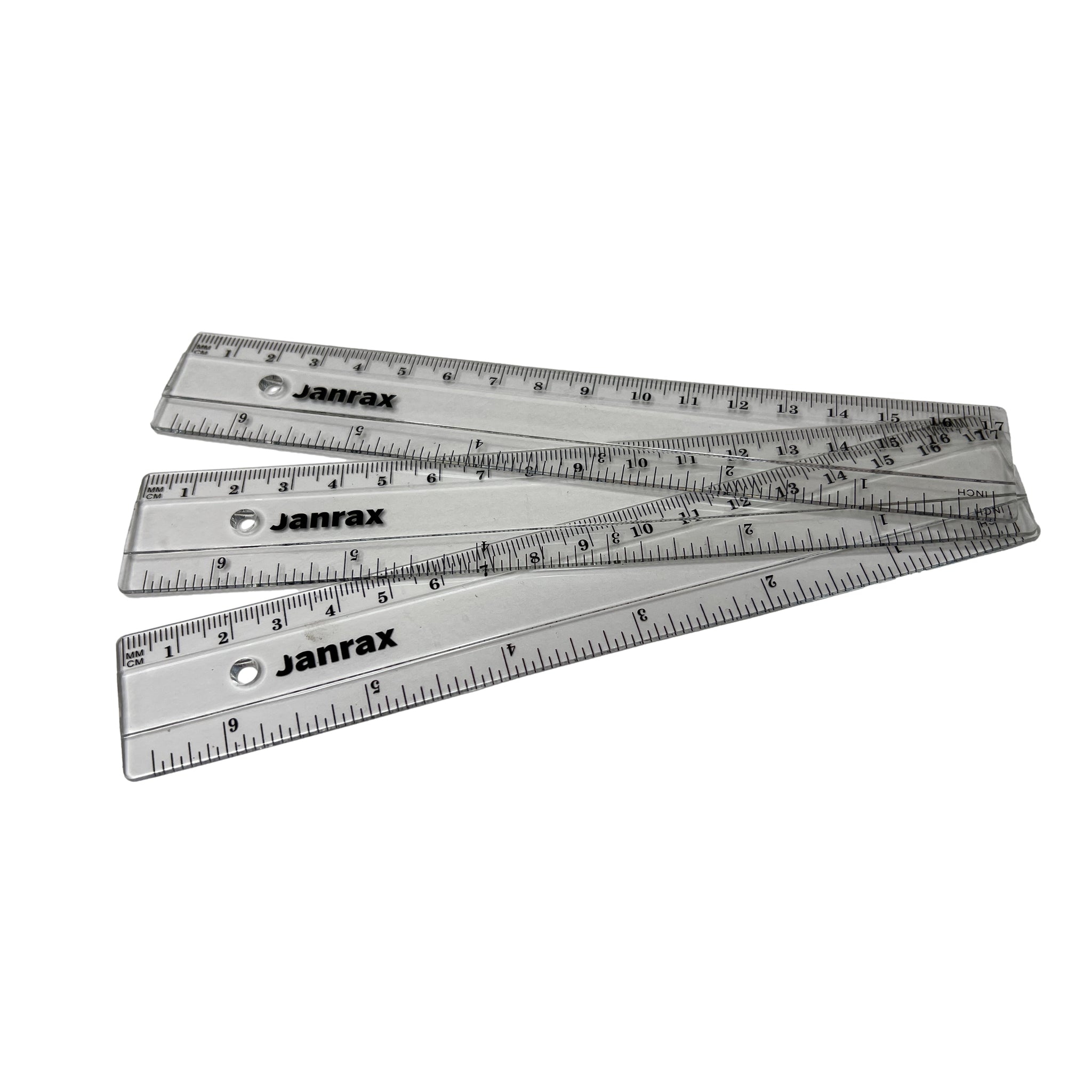 15cm Transparent Plastic Ruler by Janrax