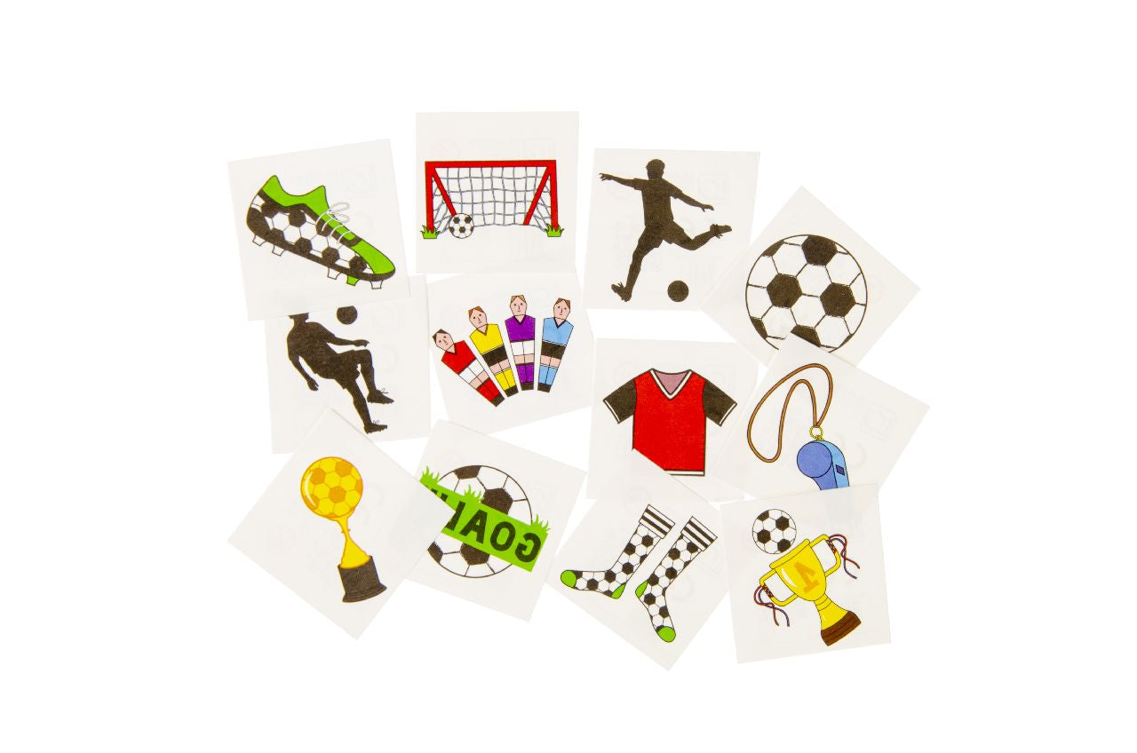 12 Pieces Football Tattoos