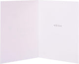 Snowflakes and Stars Design Friend Christmas Card