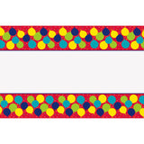 Balloon Party Birthday Rectangular Plastic Table Cover, 54"x84"