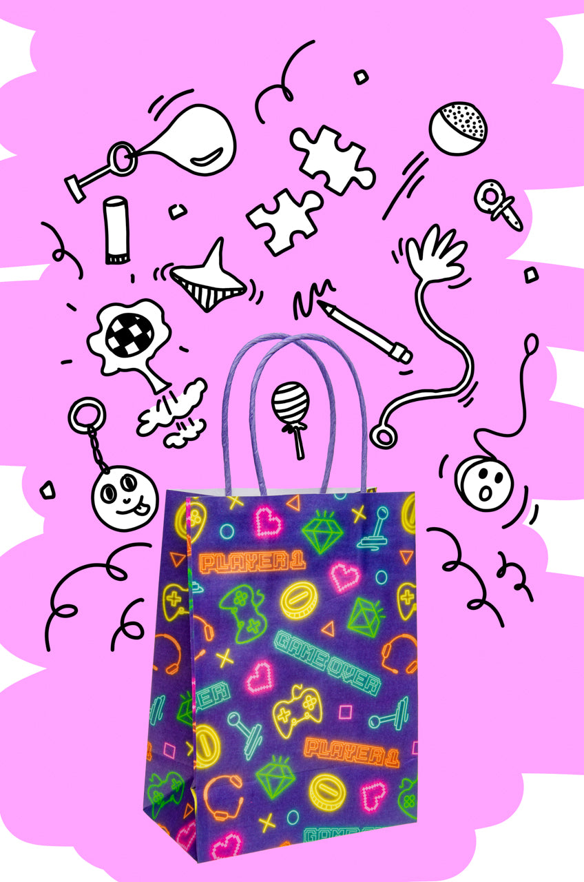 Gamer Paper Gift Bag