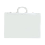 A4+ Clear Carry Folder – 180 Micron Poly Wallet with Handle & Clip Lock for Documents and Artwork