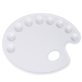 9 Well Professional Art Drawing Plastic Watercolour Mix Paint Tray Naked Palette 28 x 22cm