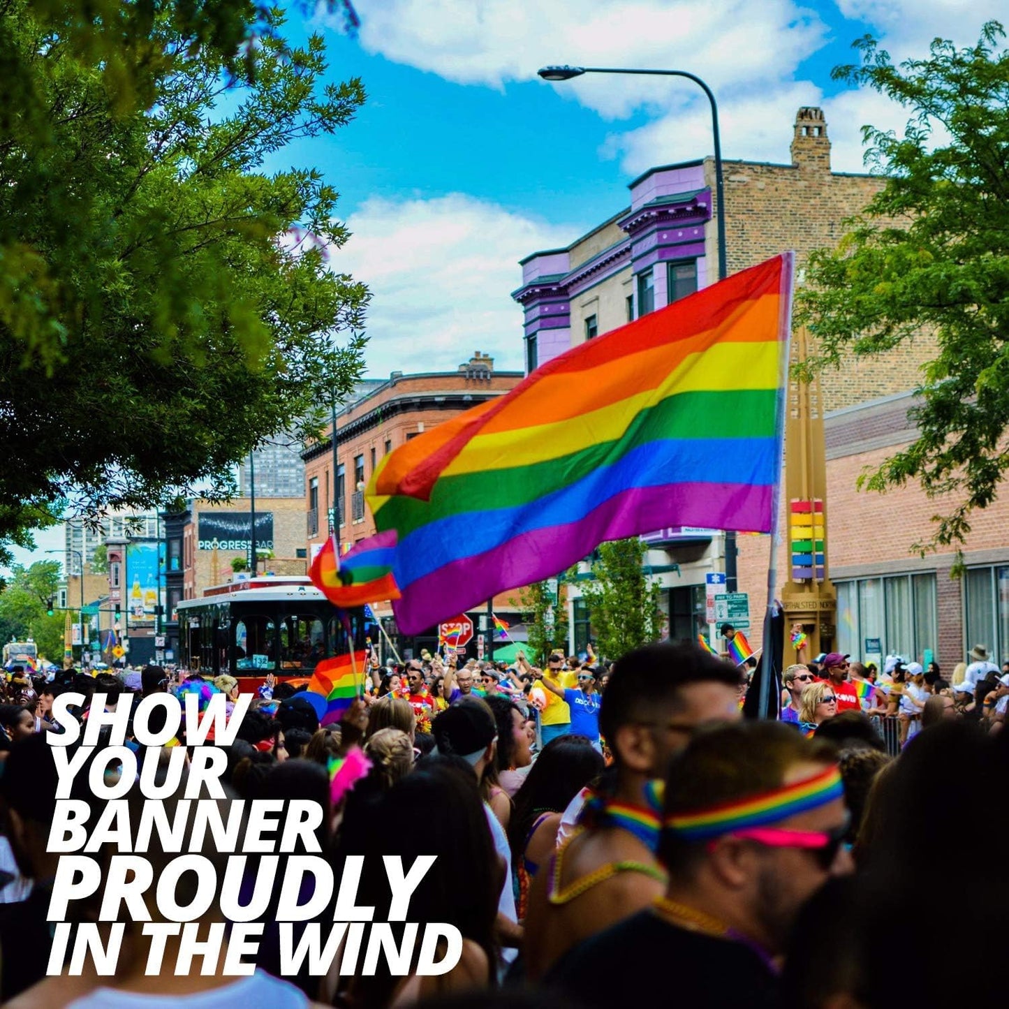 Rainbow Flag 9ft x 6ft