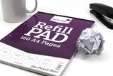 A4 Graph 160 Page Purple Refill Pad (210 x 297mm)