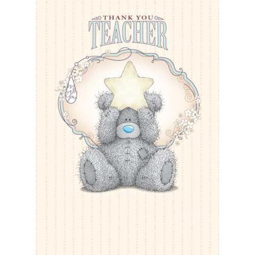 Thank You Teacher Me to You Bear Card