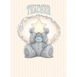 Thank You Teacher Me to You Bear Card