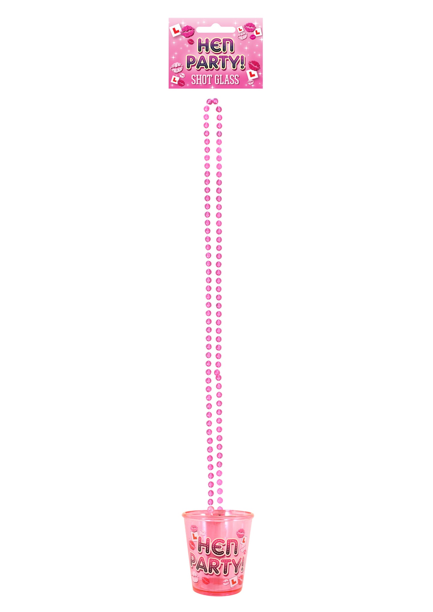 Shot Glass Hen Party with 84 cm Necklace