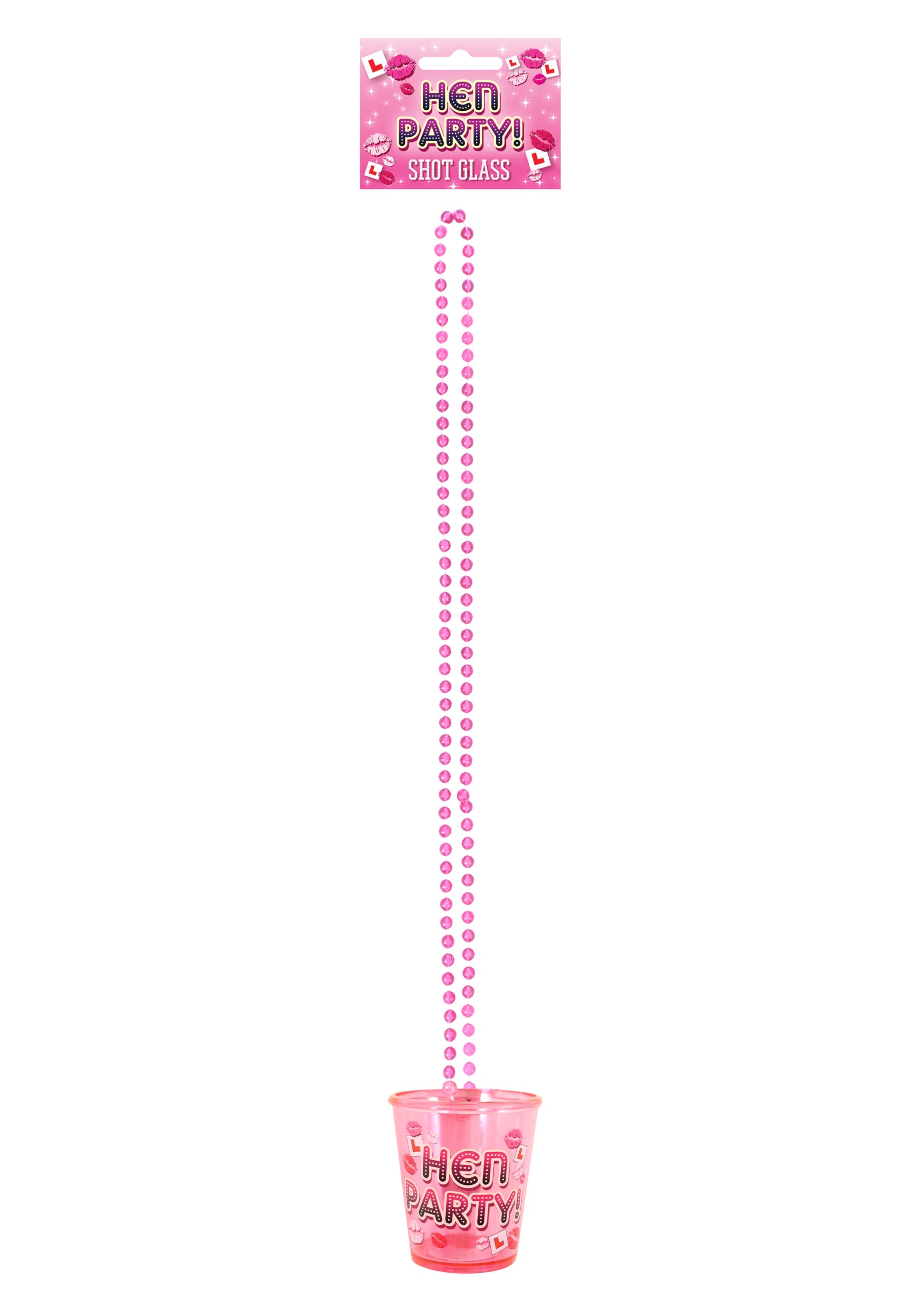 Shot Glass Hen Party with 84 cm Necklace