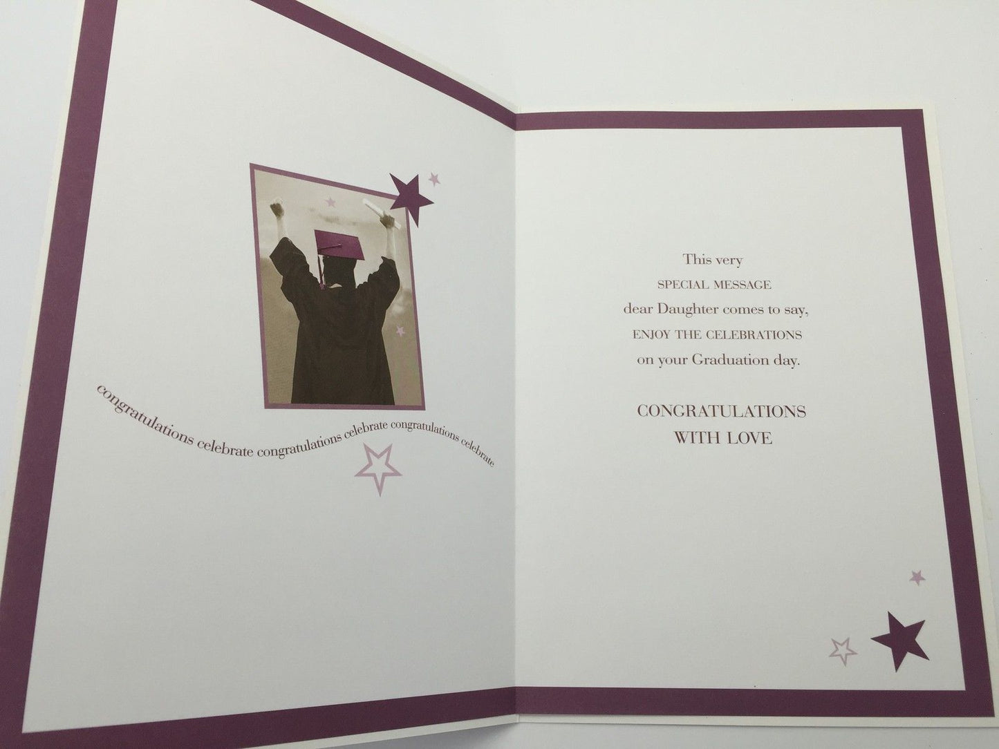 "On Your Graduation Daughter" Graduation Greeting Card 