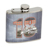 Laura Darrington Denim Collection 18thBirthday Hipflask (LD12418)