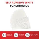 Pack of 10 A1 5mm Self Adhesive White Foam Boards – 594 x 841mm