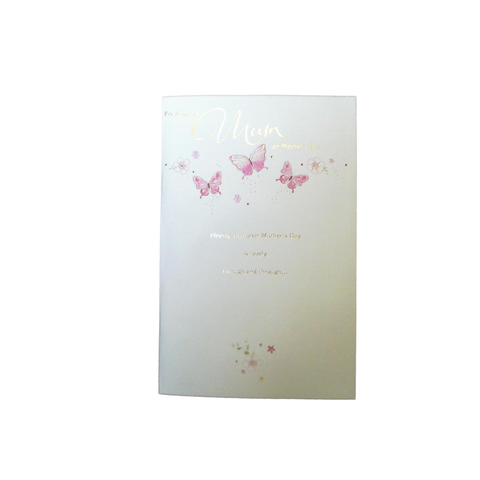 Special Mum Pop Up Lovely Butterfly & Flower Mother's Day Card