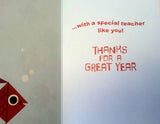 For A FiN-TASTiC TEACHER Thank You Card