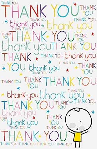 Thank-you Multi Colour Card 
