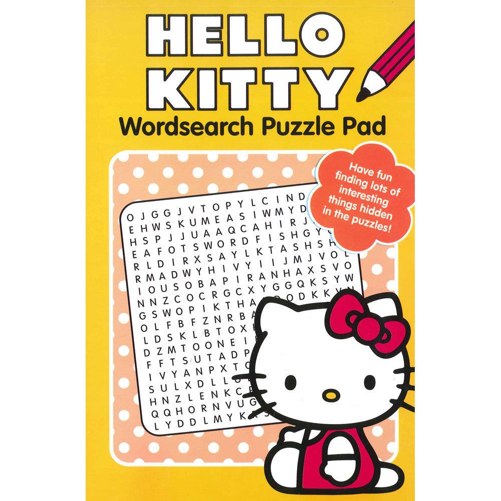 Alligator Books Hello Kitty Wordsearch Puzzle Pad 4