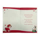 For a Special Baby Girl First Christmas with Badge Card