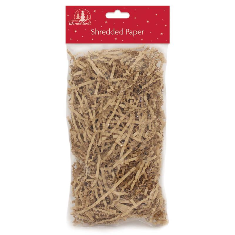 Brown Shredded Tissue Paper {DC}