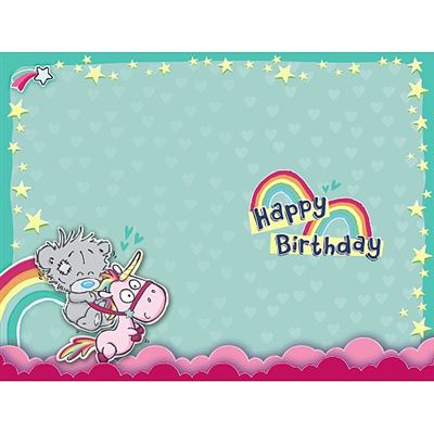 Me To You Bear My Dinky 7 Today 7th Birthday Card
