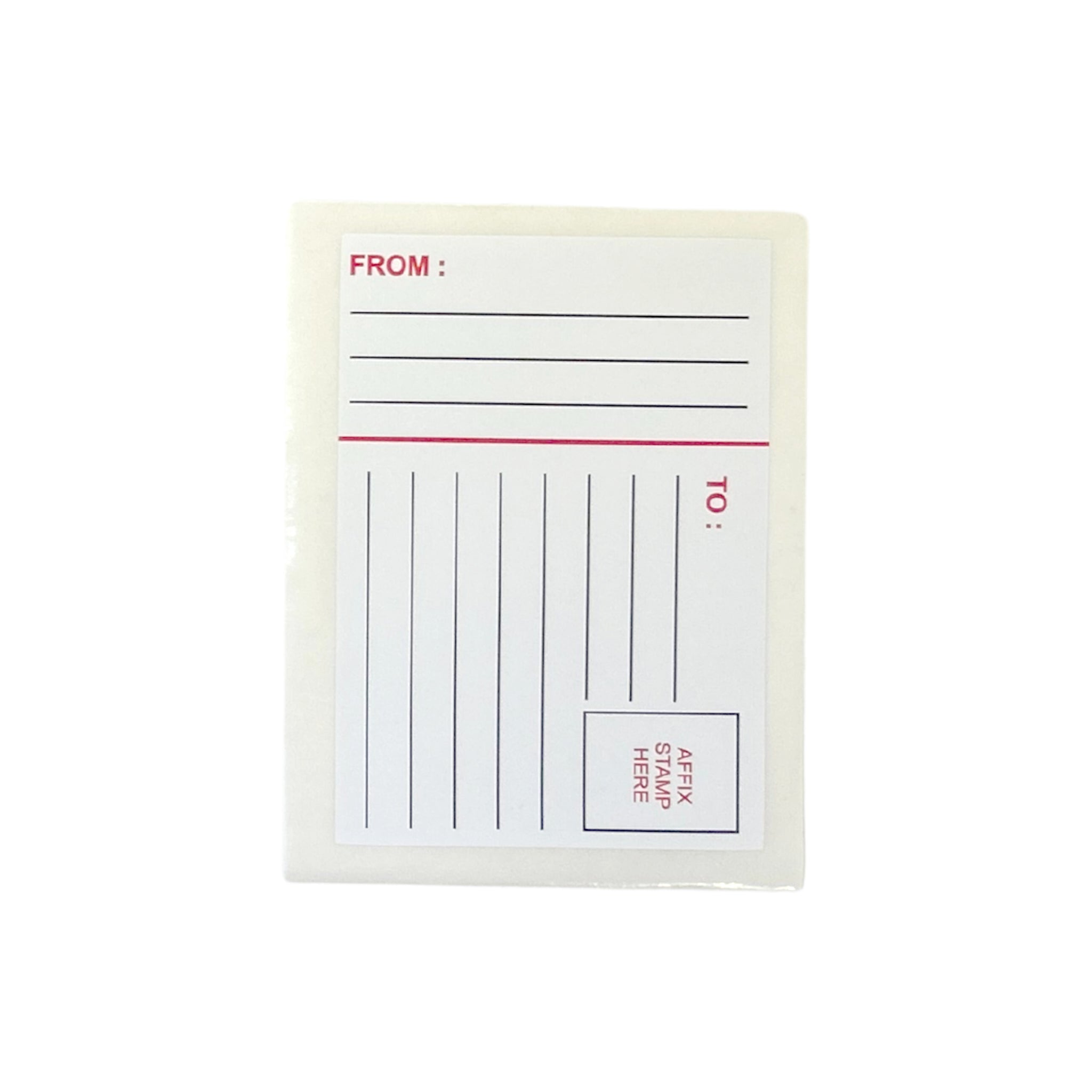 Pack of 7 Return Address 80x110mm Printed Labels