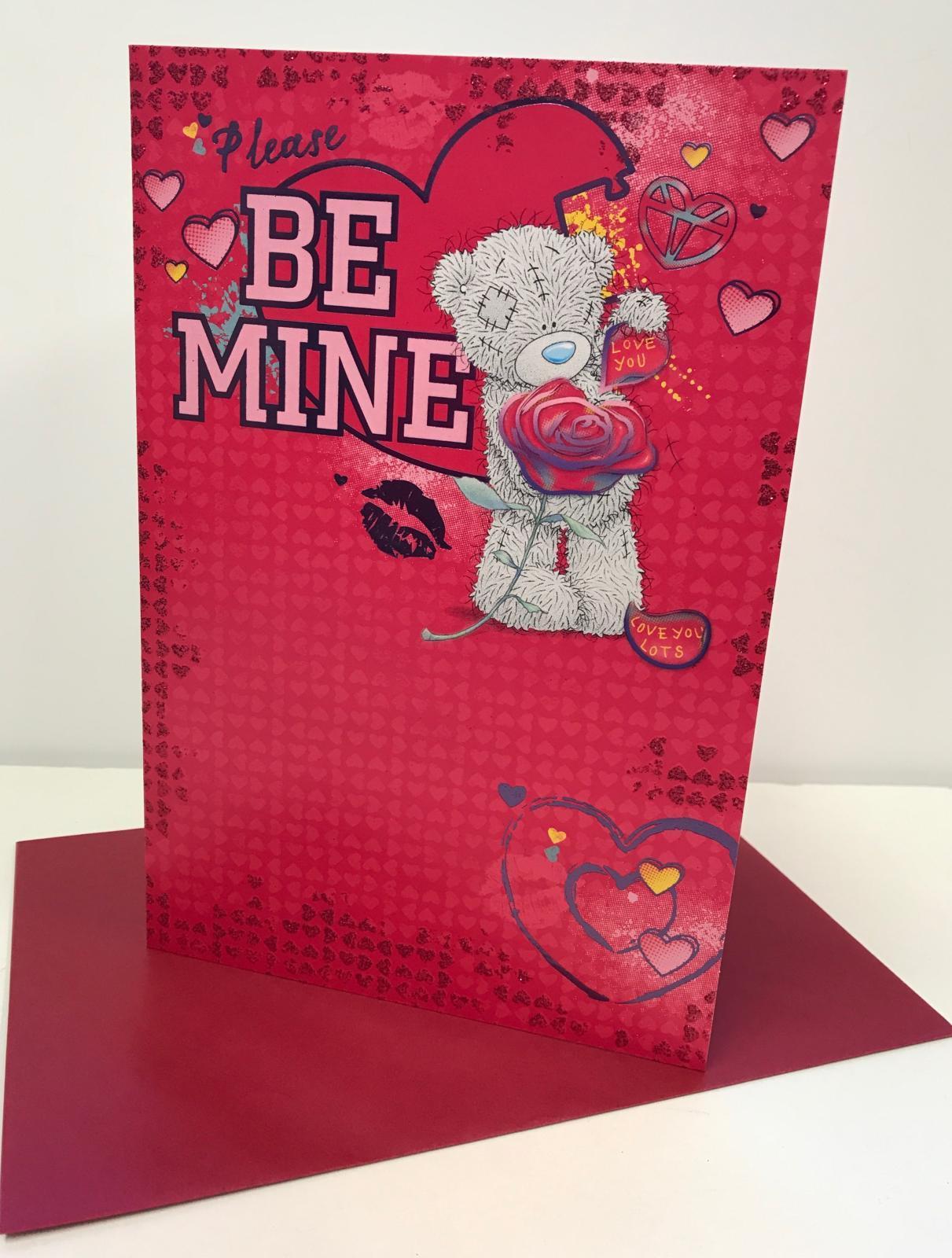 Me to You Tatty Teddy Bear Valentines Day Card Be Mine 