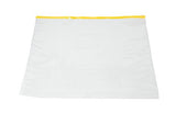 Pack of 12 A4 Yellow Zip Zippy Bags - Janrax 708531