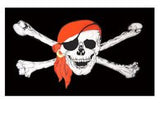 Jolly Roger with scarf Flag 5ft X 3ft
