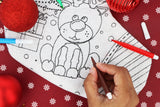 Christmas Colour-Your-Own Stocking (36cm x 15cm)