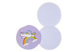 Single Round Unicorn Design Notebook 8cm