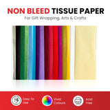 Pack of 30 Assorted Coloured Acid Free 50 x 70cm Tissue Paper Sheets
