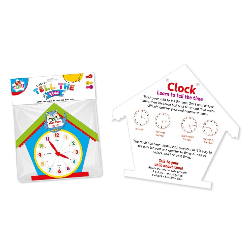 Learn to Tell The Time Clock by Kids Create {DC}