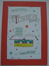 To My Teacher Thank you You're Great Card