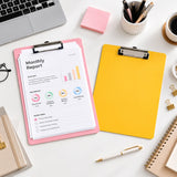 Rigid Mdf A4 Erasable Yellow Whiteboard Clipboard