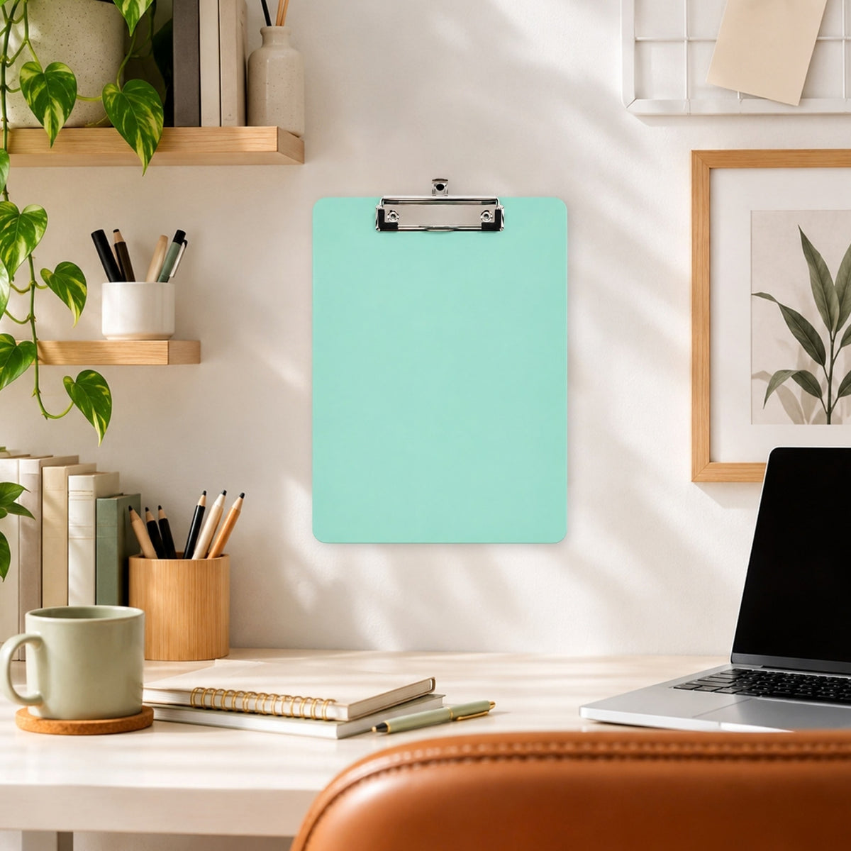Rigid Mdf A4 Erasable Yellow Whiteboard Clipboard