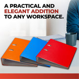 A4 Black Paperbacked Lever Arch File by Janrax