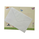 To Daughter Age 5 Girl Skipping Juvenile Birthday Card With Badge