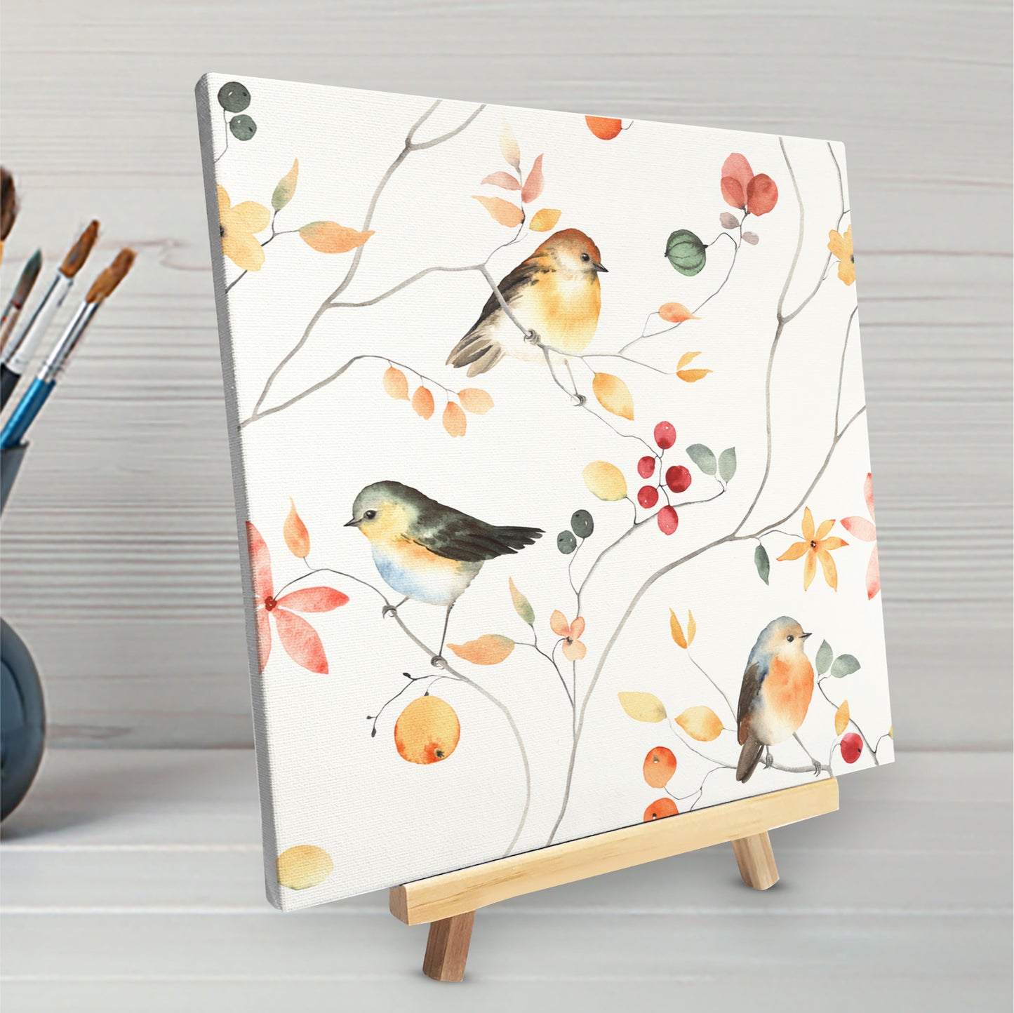 25x25cm Canvas Easel Set