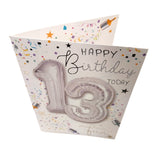 Happy Birthday 13 Today Have Fun Balloon Boutique Greeting Card